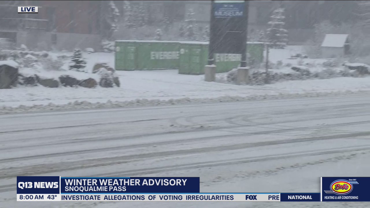 Winter wonderland at Snoqualmie Pass