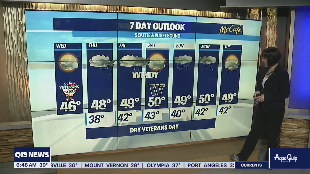 Chilly start to Veterans Day