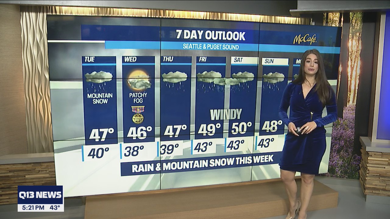 Rain and windy most of the week