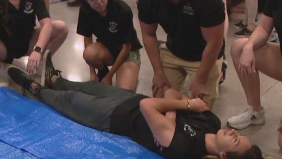 Student athletes learn how to handle heat emergencies