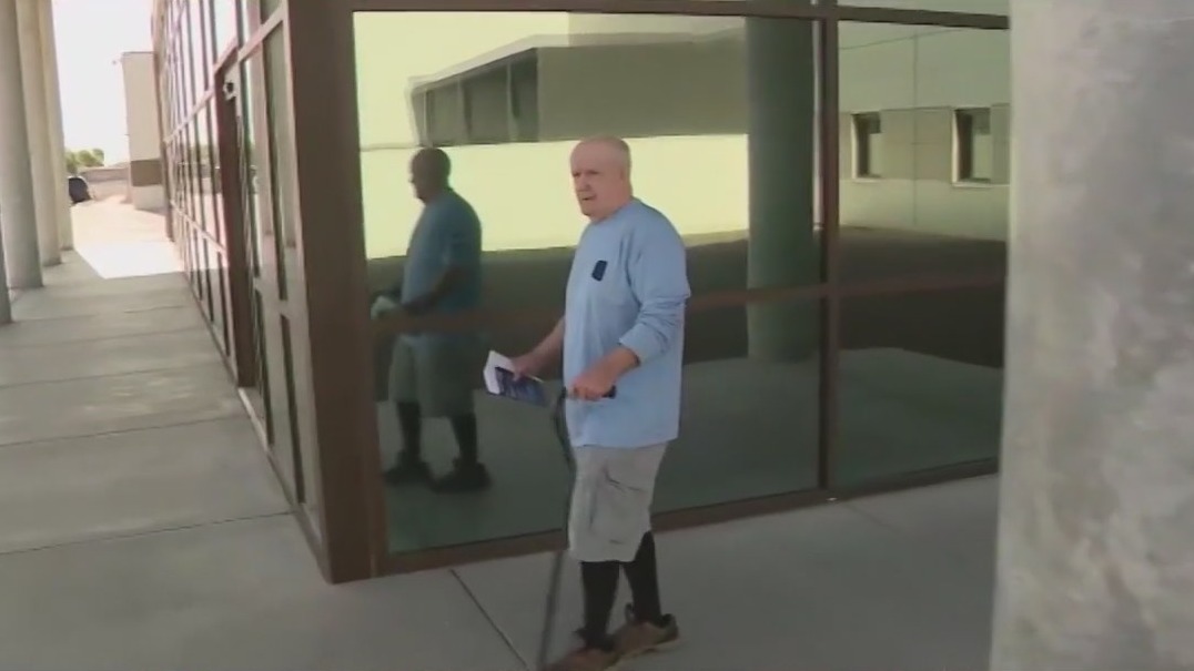 Michael Turney walks out of jail a free man