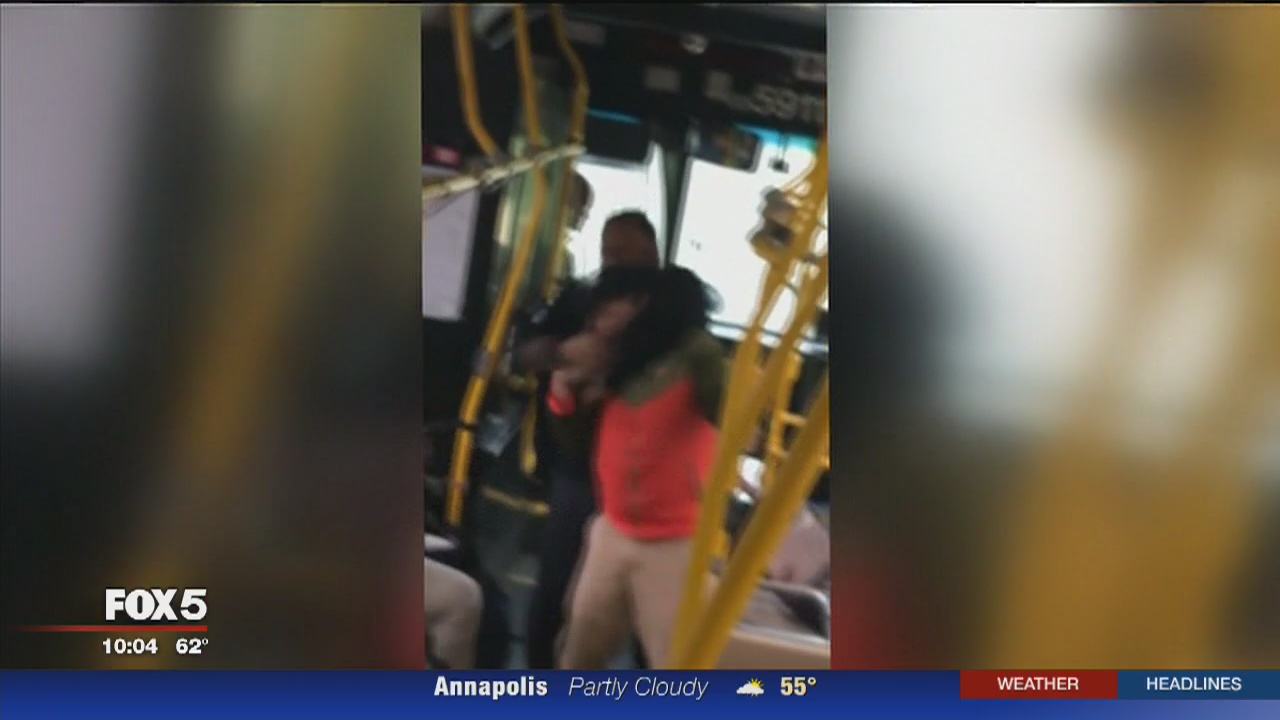 EXCLUSIVE: Bus brawl ensues after driver kicks passenger
