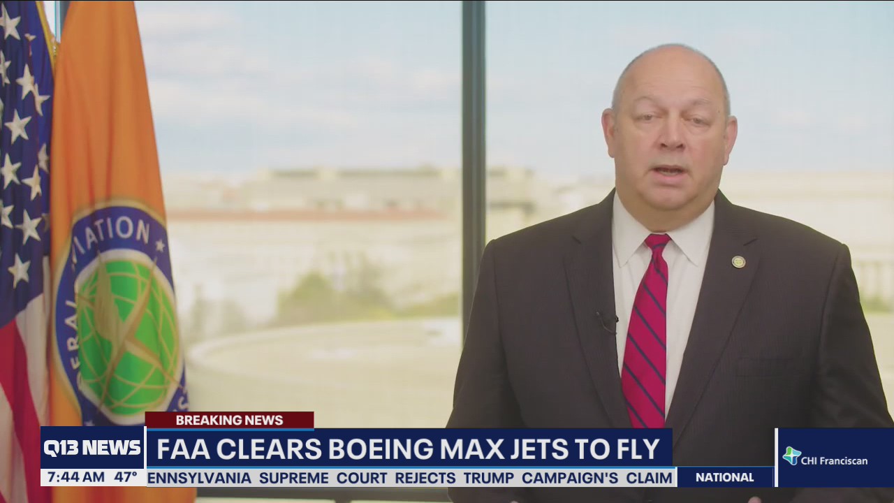 FAA clears Boeing 737 MAX jets for flight