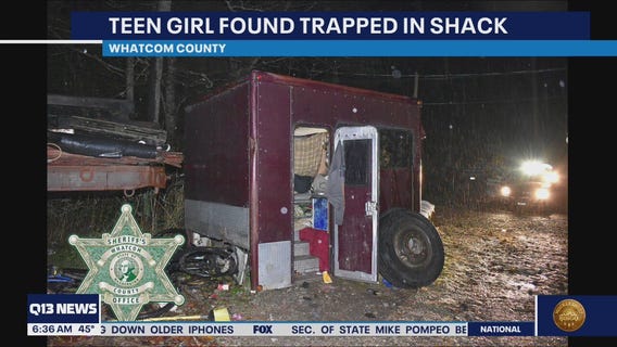 Teen girl found trapped in shack