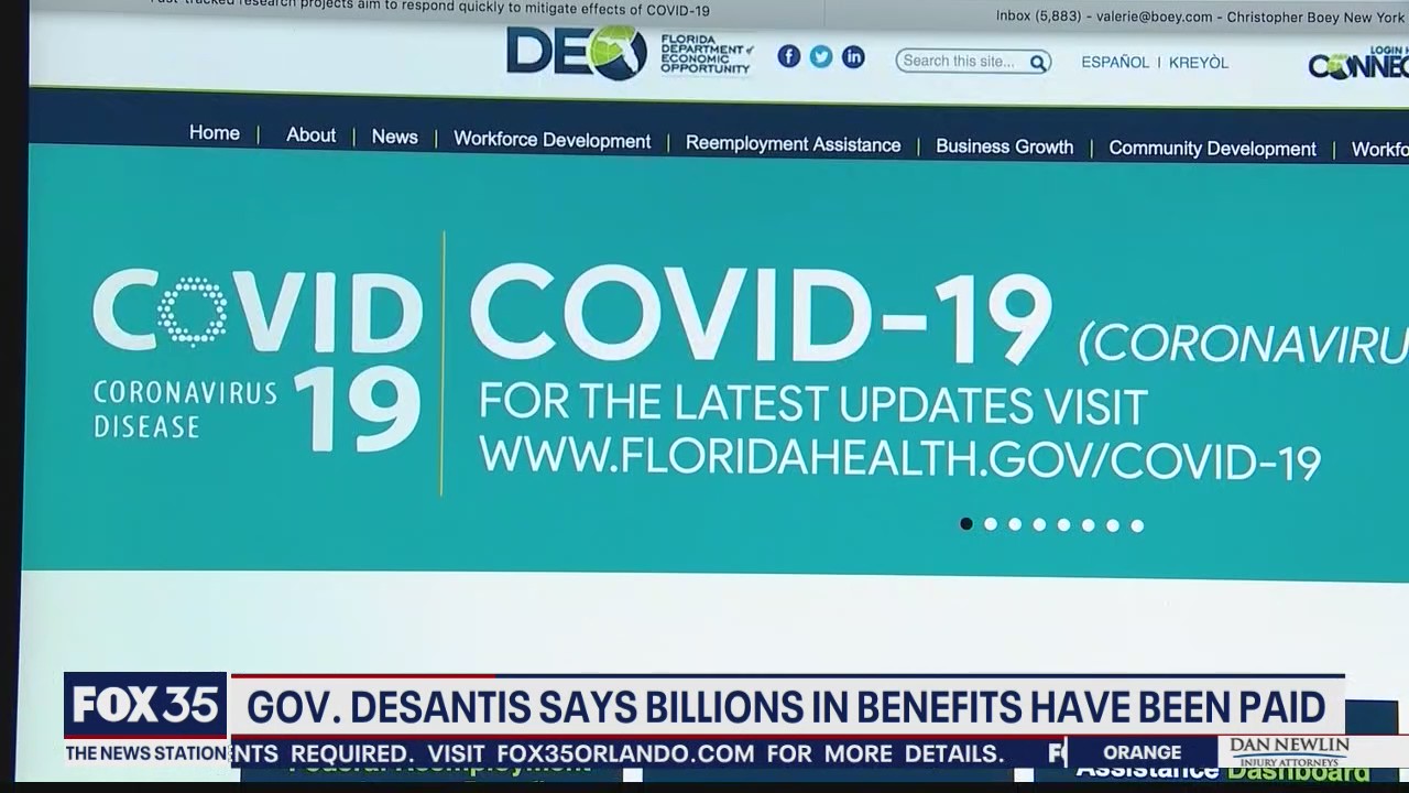 DeSantis says billions in benefits have been paid