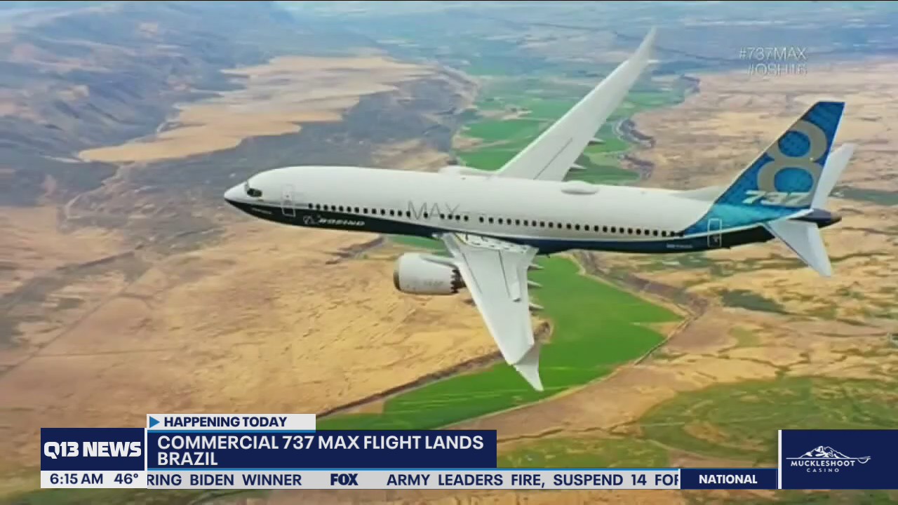 Boeing 737 MAX lands safely in Brazil