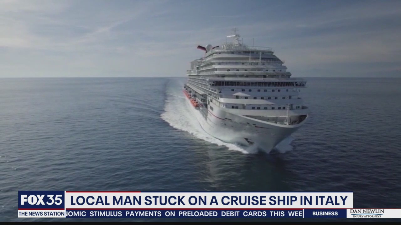Florida man stuck on cruise ship in Italy