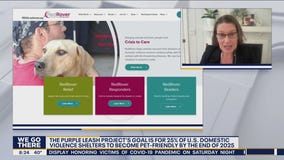The Purple Leash Project hopes to have US domestic violence shelters become pet-friendly