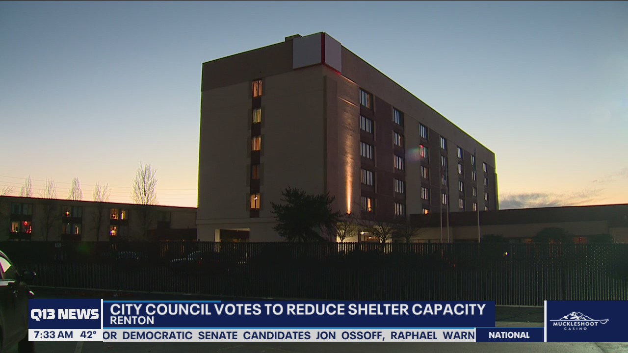 Renton City Council votes to reduce shelter capacity
