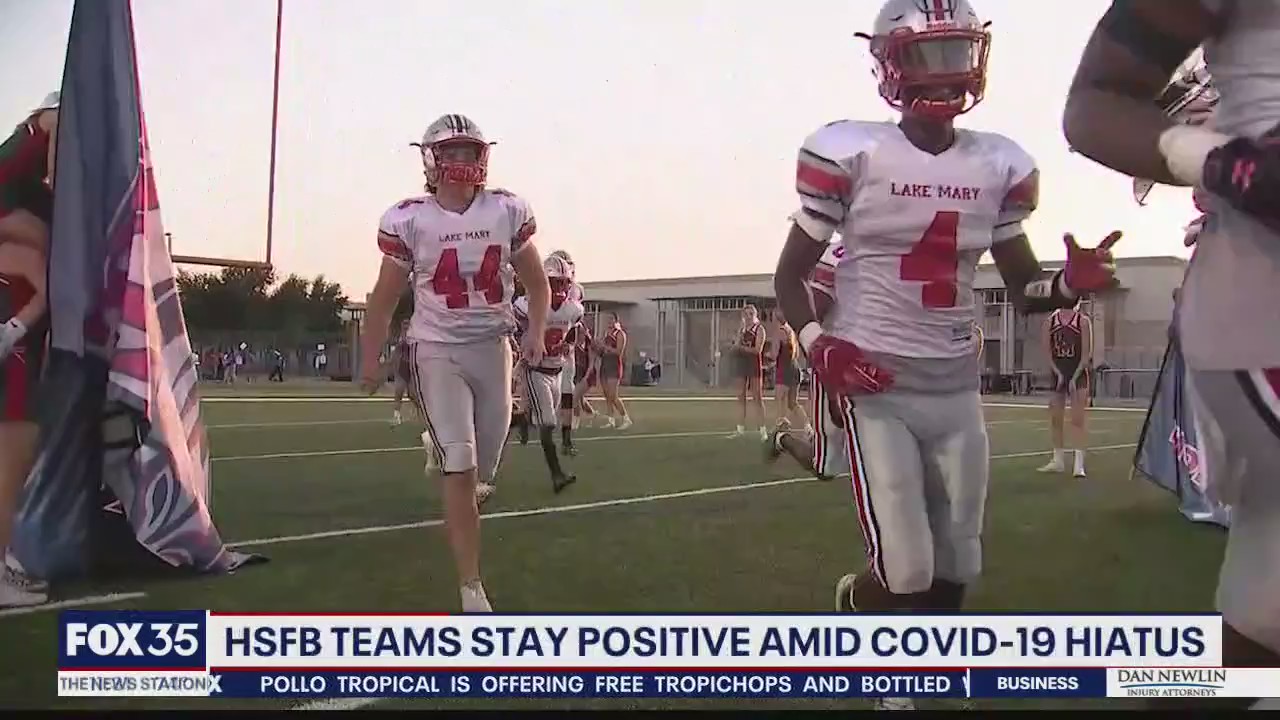 High school football teams stay positive amid COVID-19 hiatus