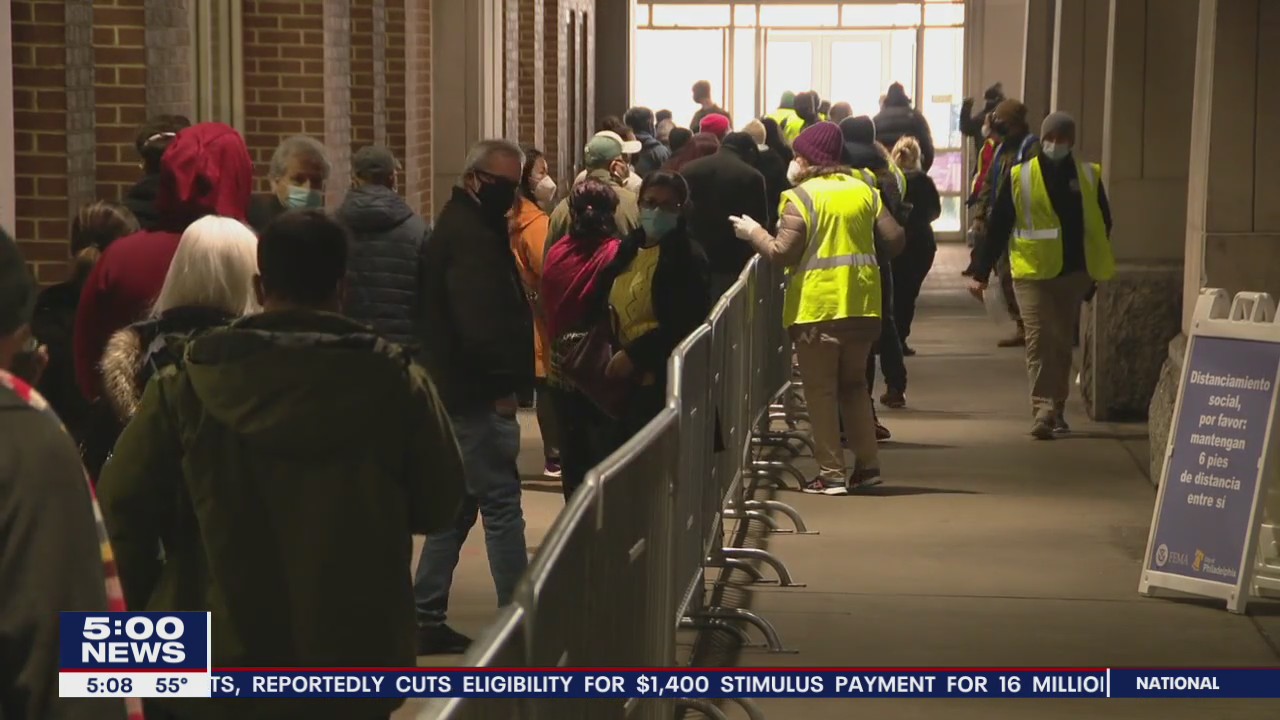 FEMA's mass vaccination site now open at Philadelphia Convention Center