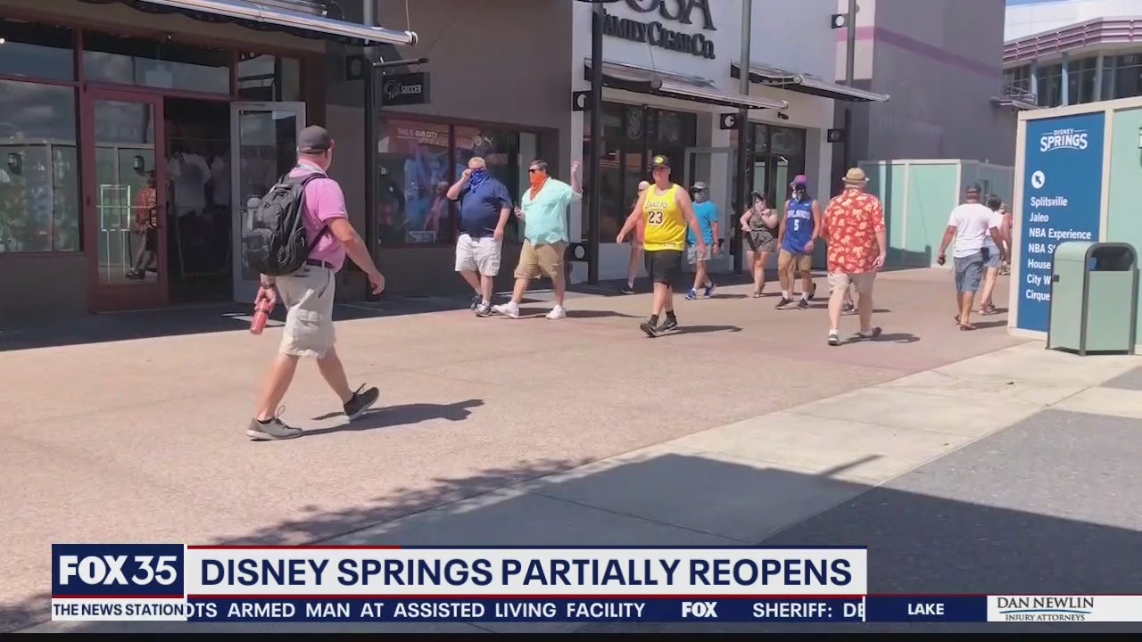 Disney Springs partially opens