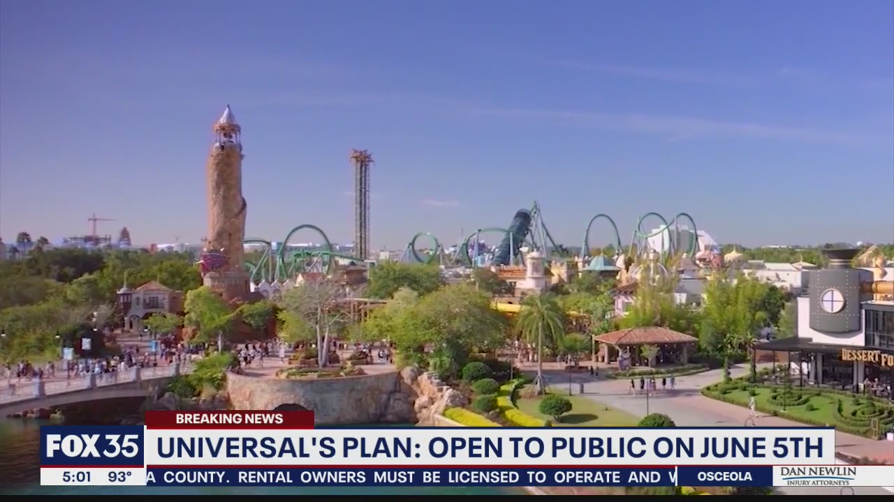 County approves reopening plans for Universal Orlando