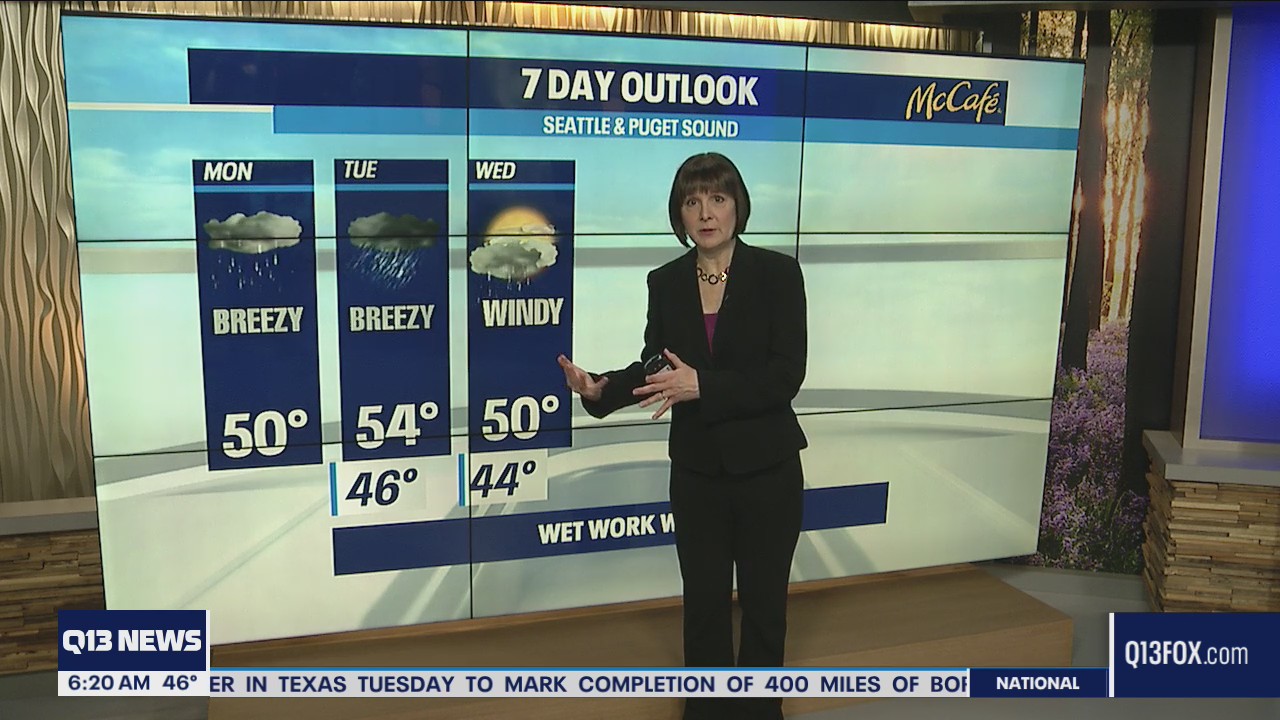 Soggy start to the workweek