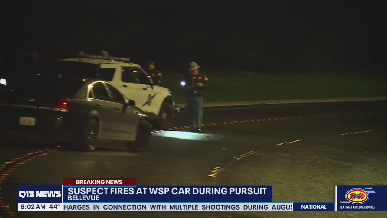 Suspect shoots at troopers during pursuit