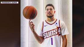 Suns unveil new sunburst uniforms
