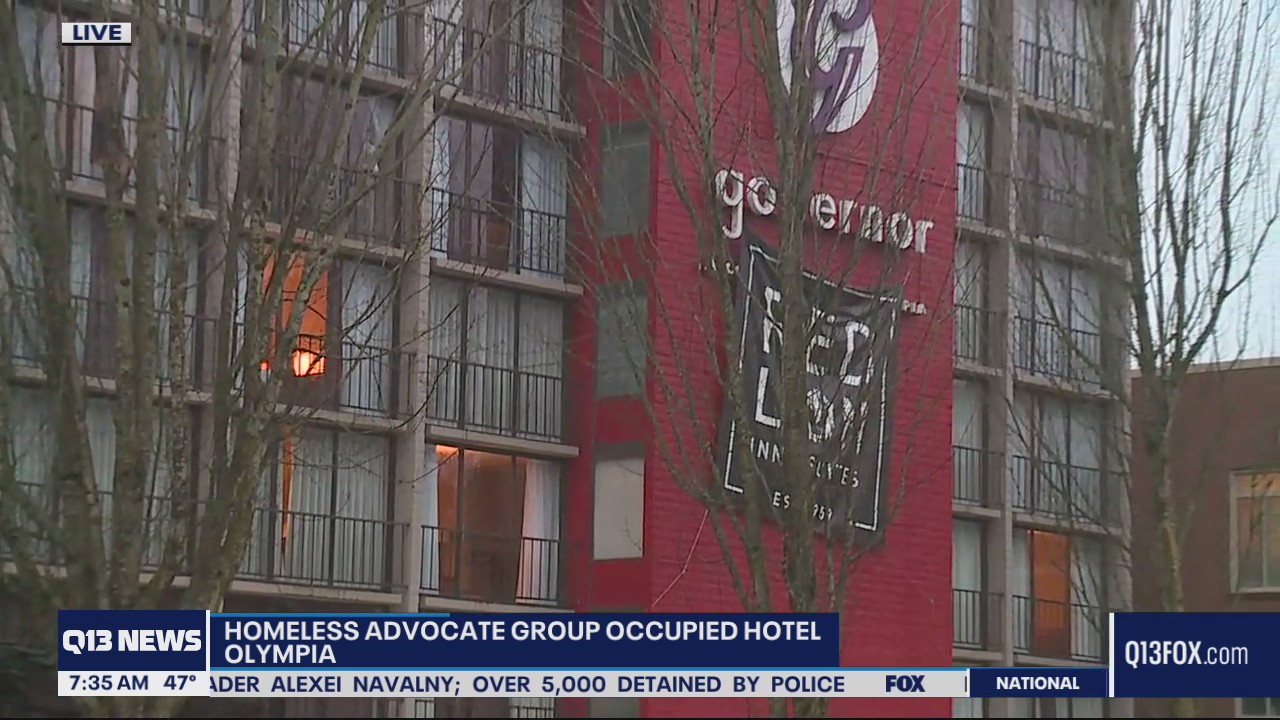 Activists try to take over hotel in Olympia