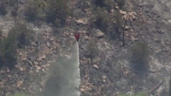 Brady Fire burns north of Payson