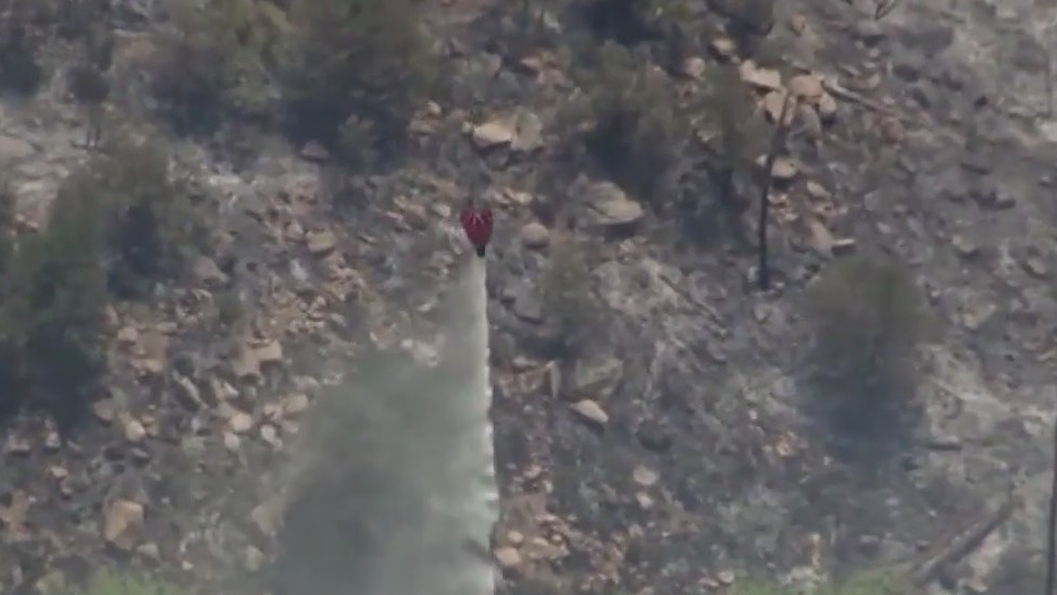 Brady Fire burns north of Payson