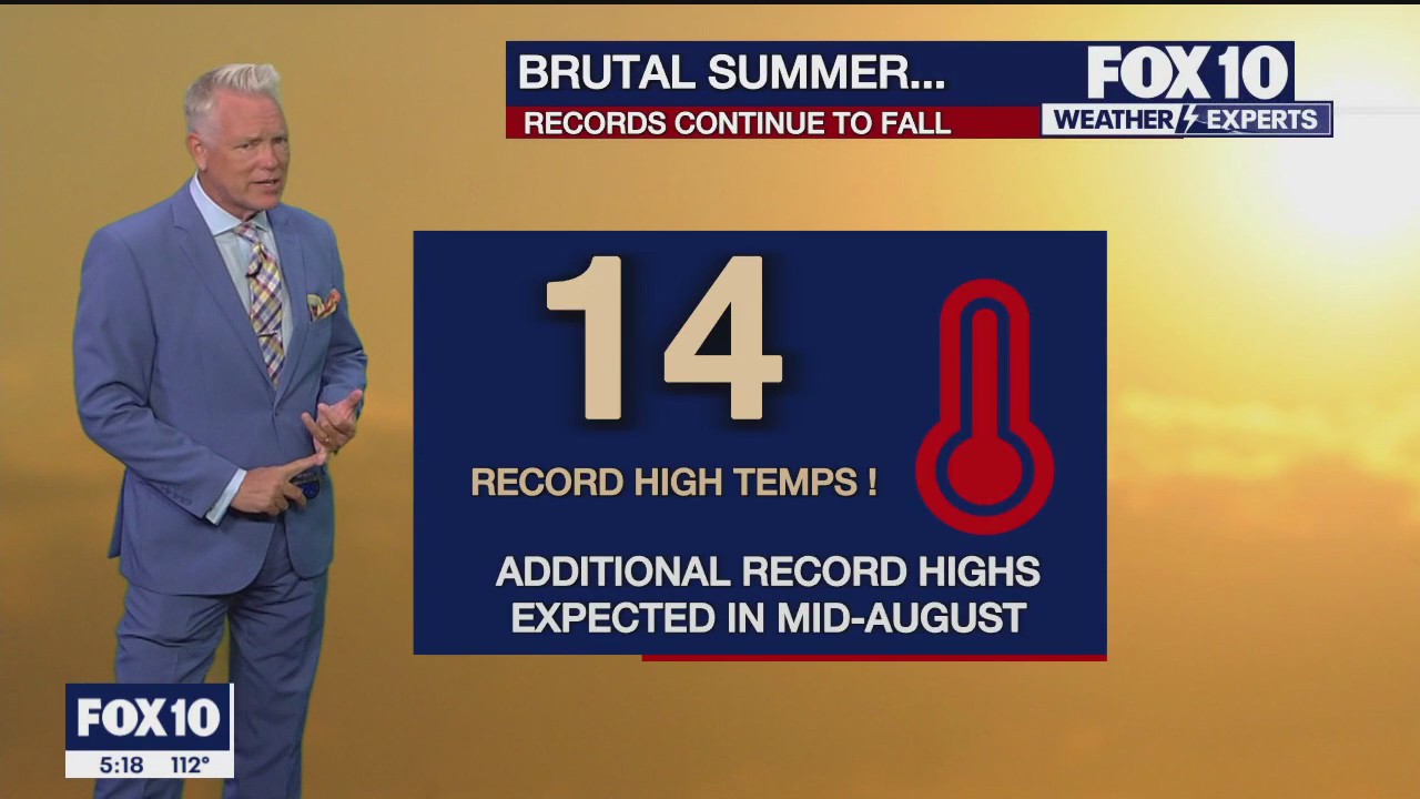 5 p.m. Weather Forecast - 8/6/23