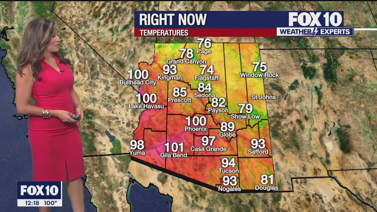Noon Weather Forecast - 8/10/23
