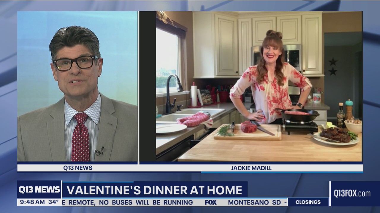 Making Valentine's Day dinner at home