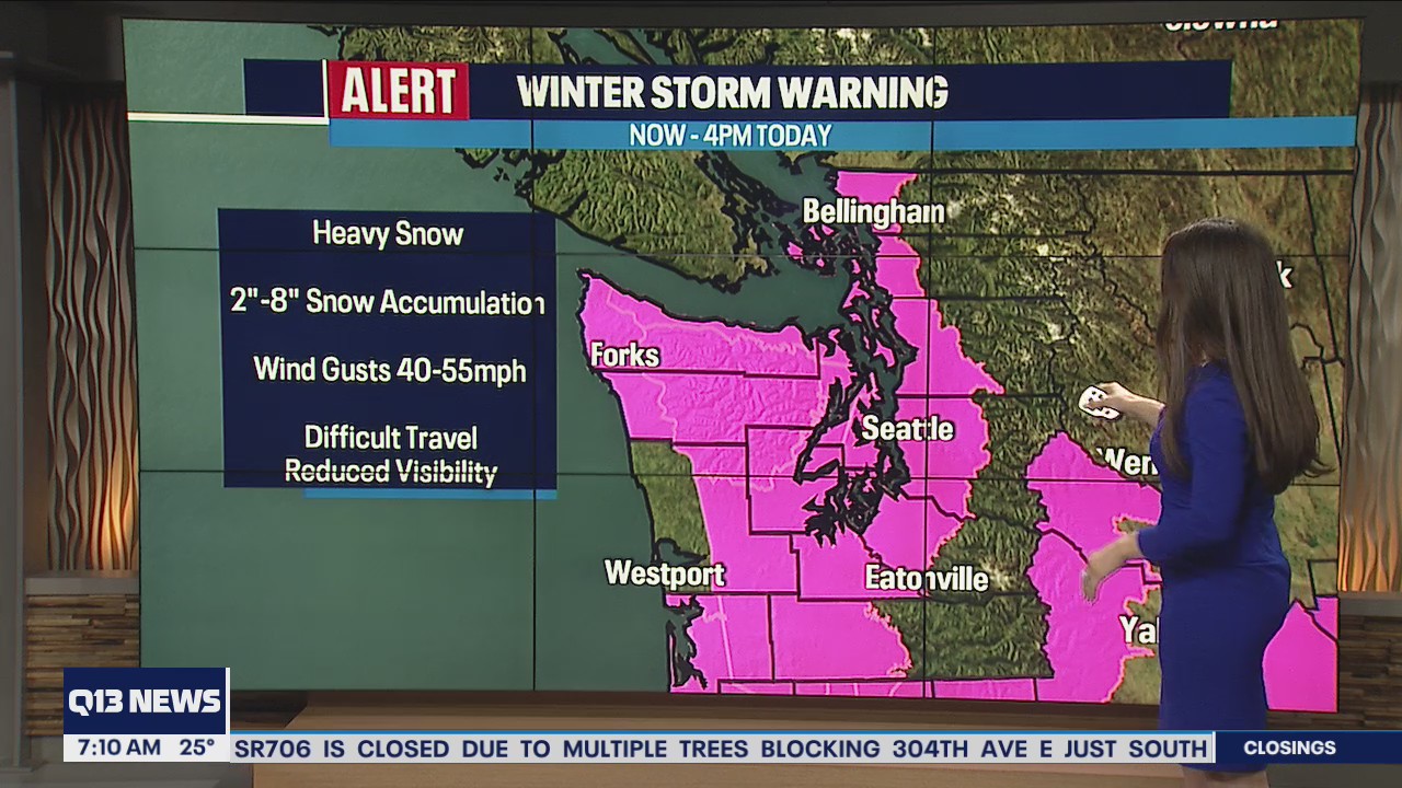 Winter Storm Warning in effect Saturday