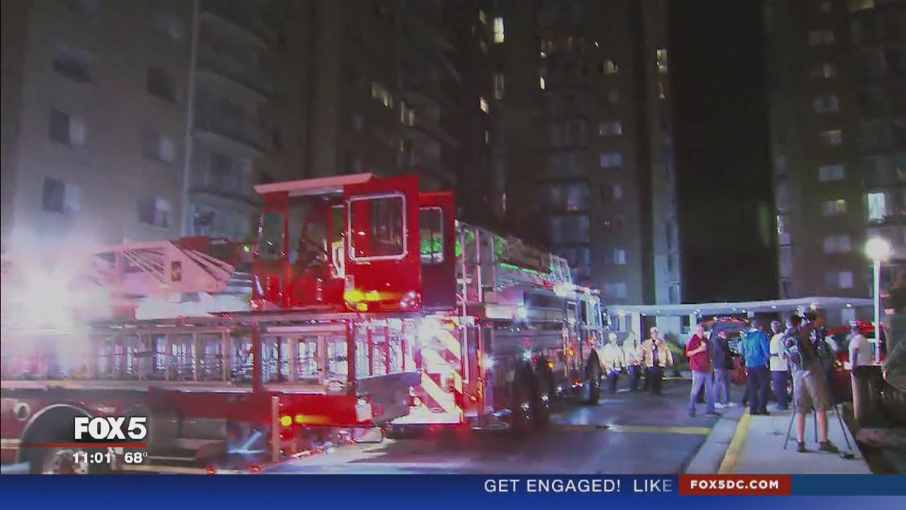 Md. apartment building damaged during strong storms