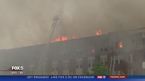 5-alarm fire at College Park building under construction