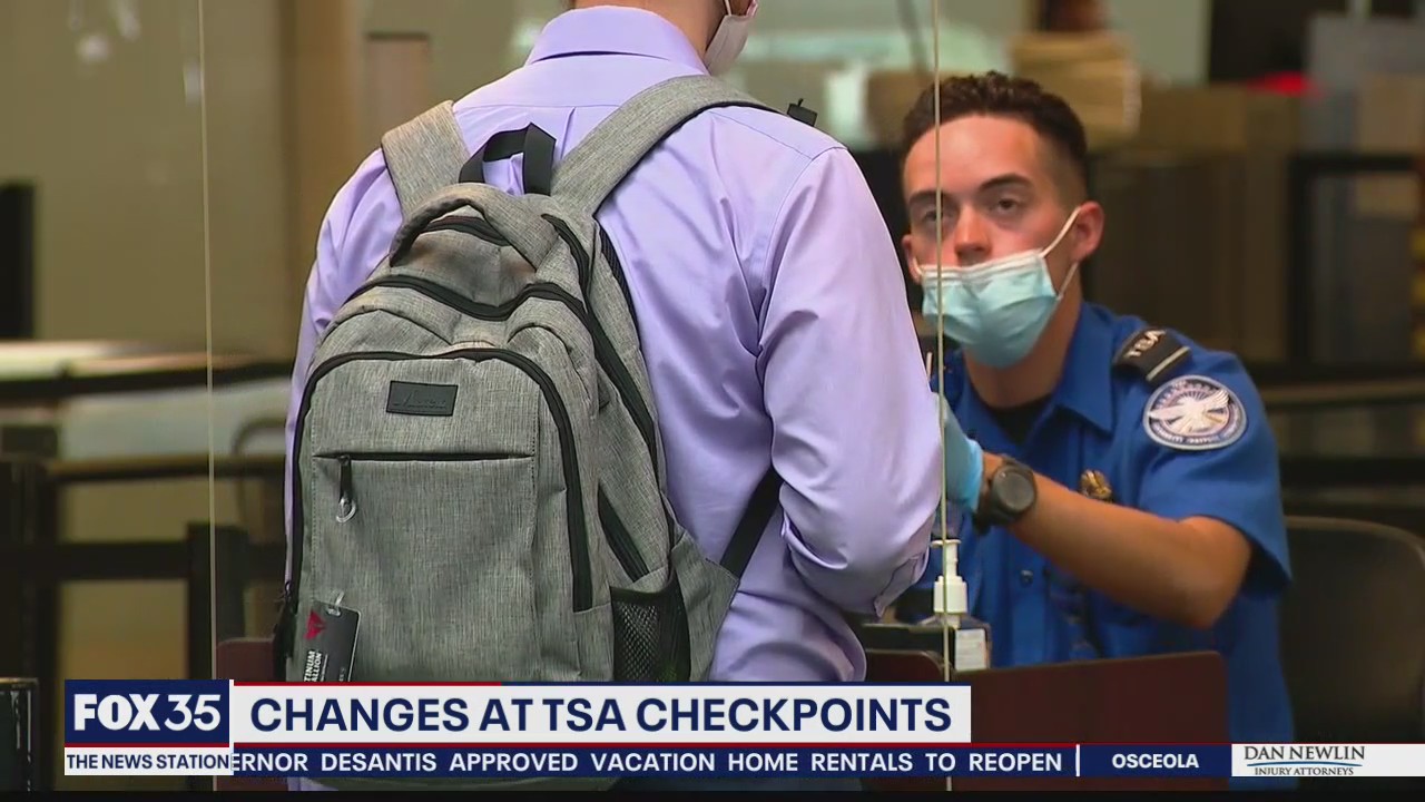 Changes at TSA checkpoints due to COID-19