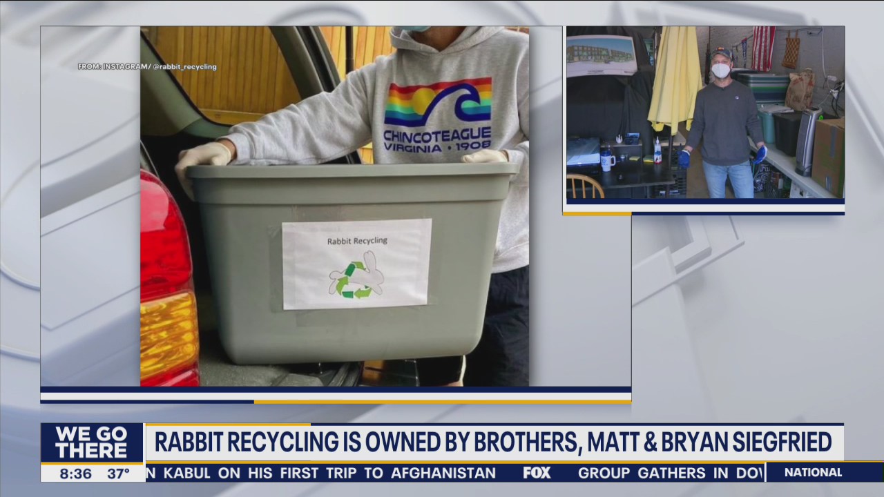 Rabbit Recycling donates to shelters once a week