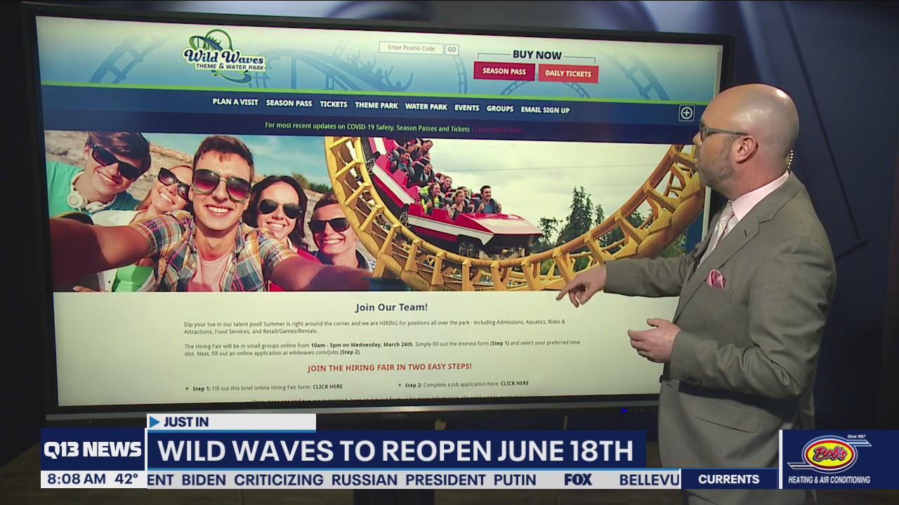 Wild Waves reopens in June