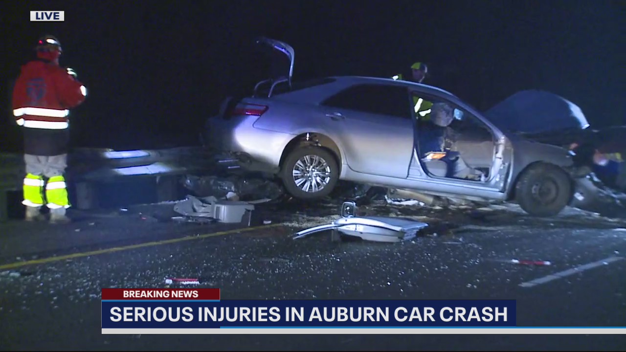 Wrong way crash in Auburn