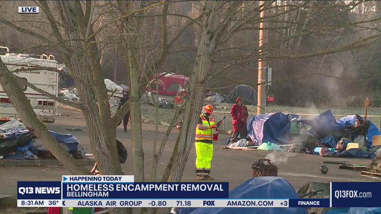 Homeless encampment removal