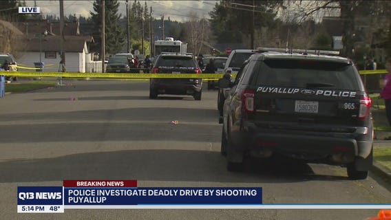 Man killed in Puyallup drive-by shooting