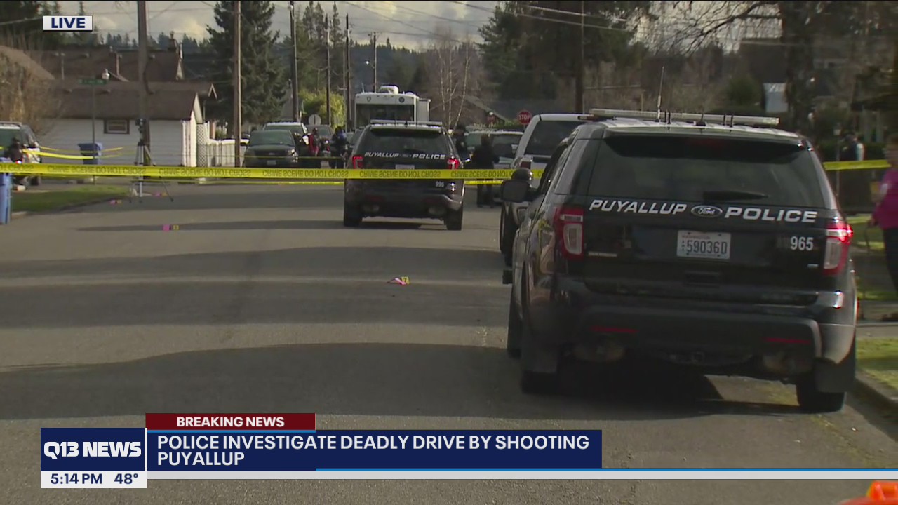 Man killed in Puyallup drive-by shooting