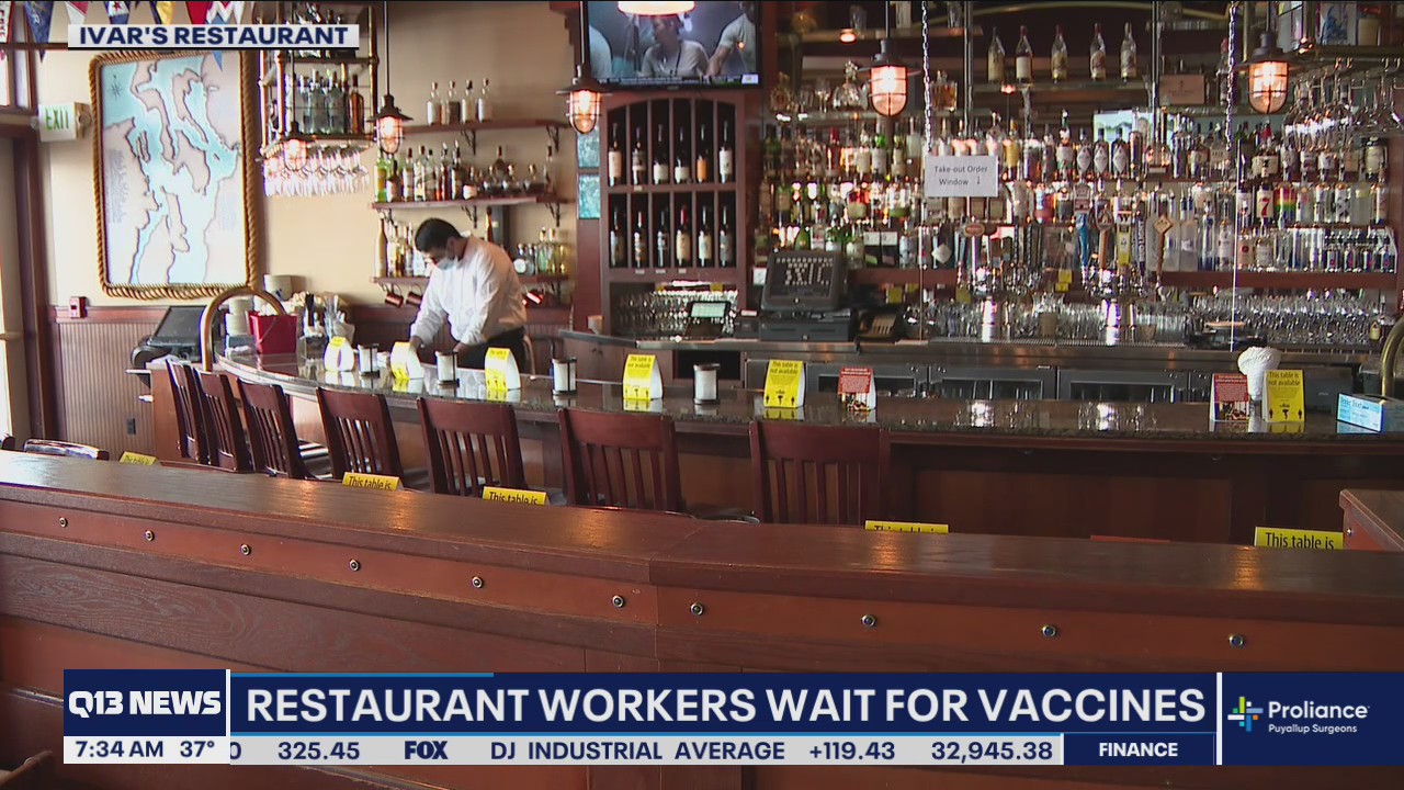 Restaurant workers left out of latest vaccine tier