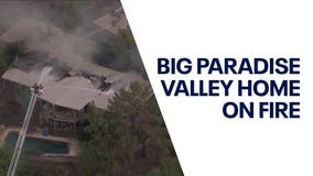 Paradise Valley home caught on fire