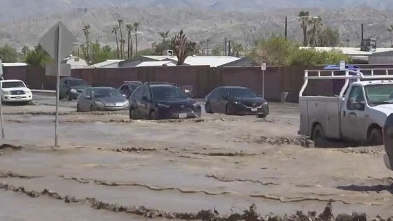 Latest on Hilary's impact on California desert cities