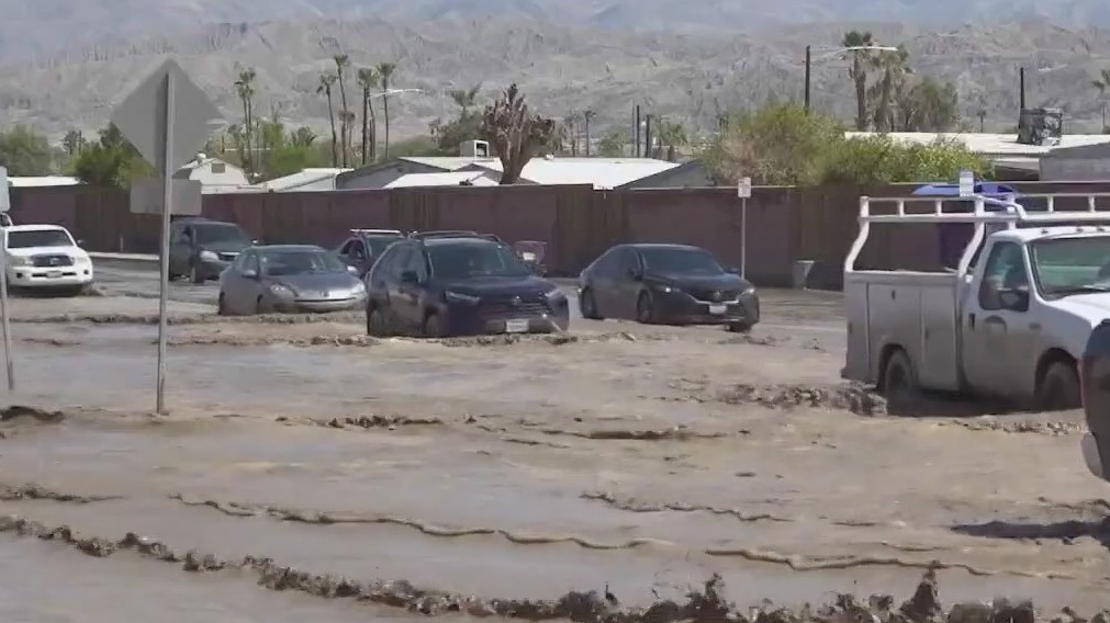 Latest on Hilary's impact on California desert cities