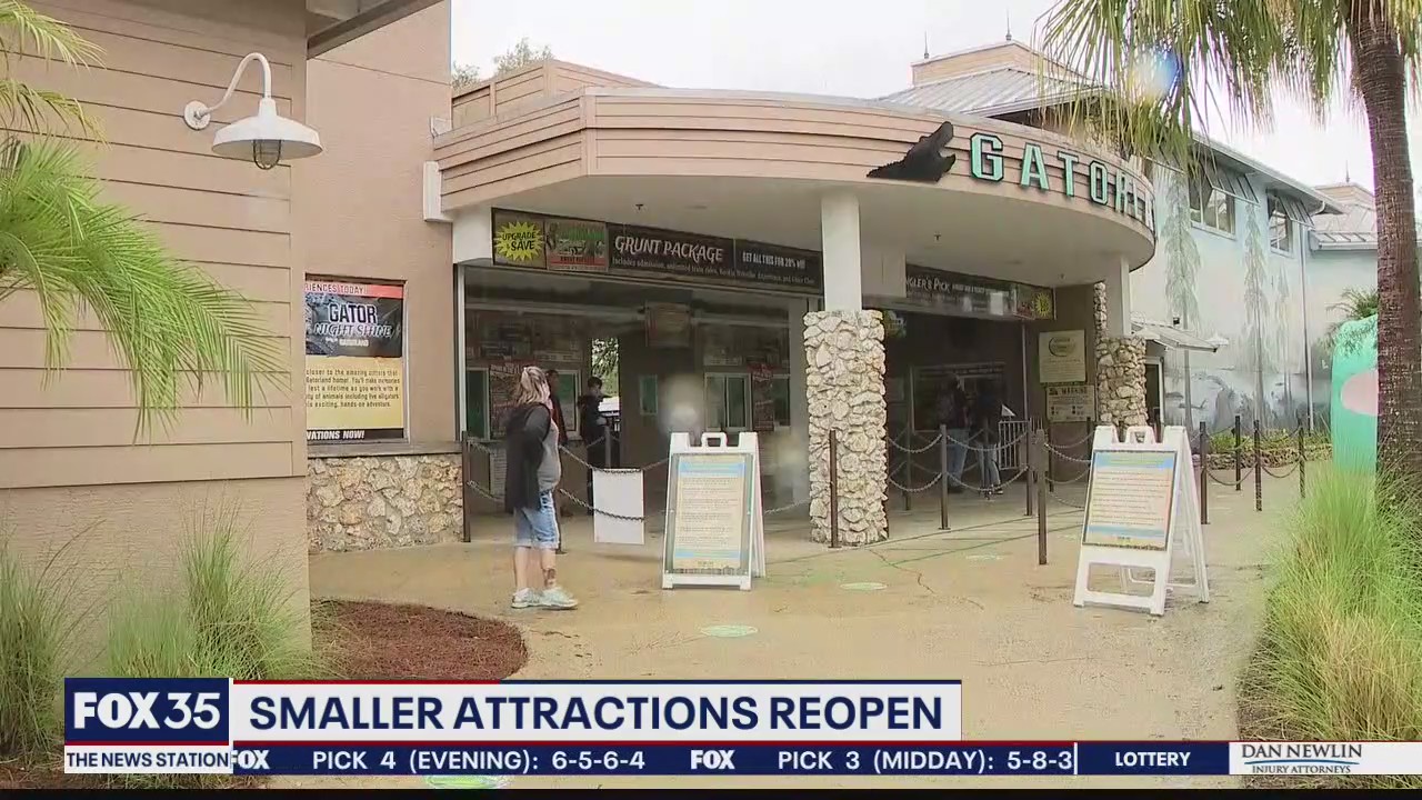 Smaller attractions reopen over holiday weekend