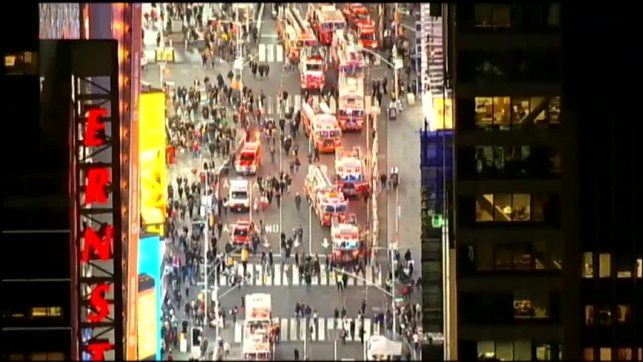 SkyFoxHD: Times Square fire