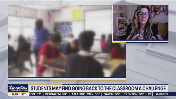 Students may find going back to the classroom a challenge