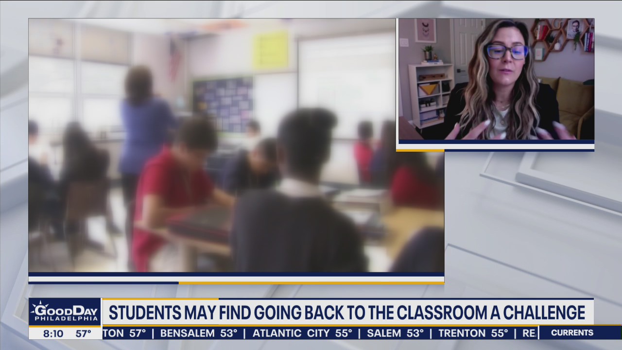 Students may find going back to the classroom a challenge