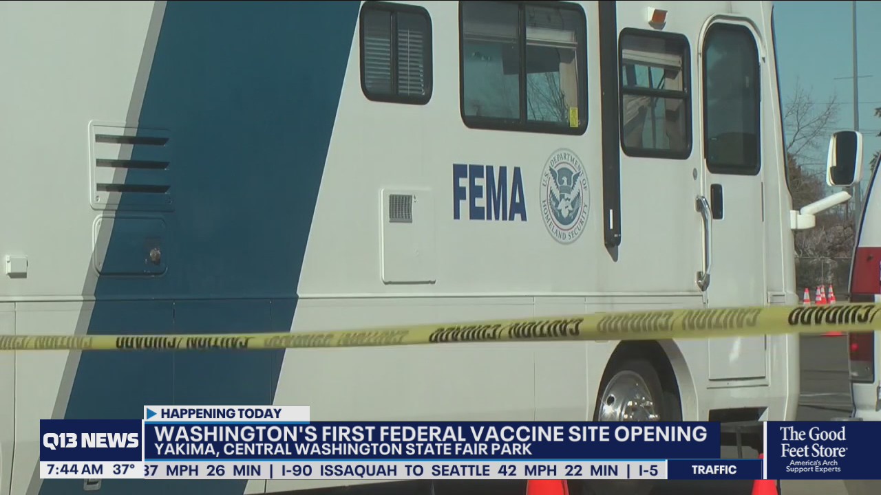 Washington's first federal vaccine site opening
