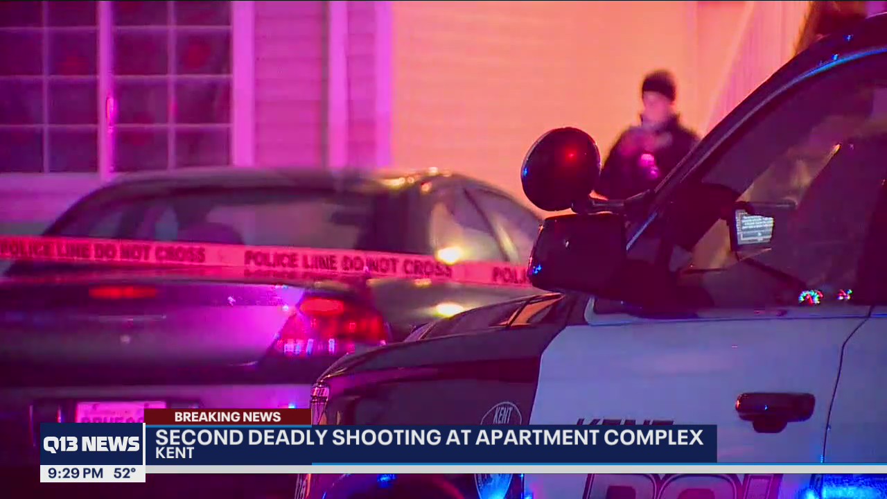 Second deadly shooting at Kent apartment complex in less than 48 hours