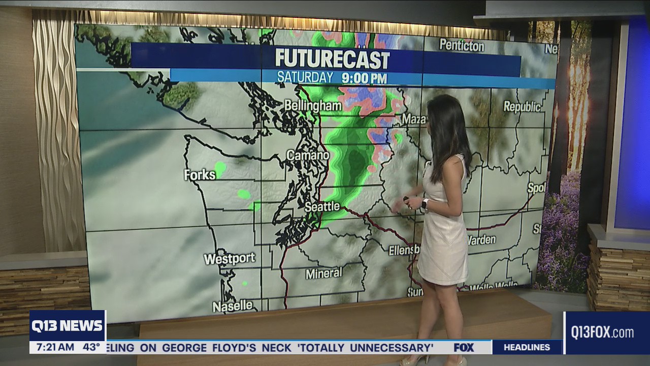 Mostly dry Saturday but rain on Easter