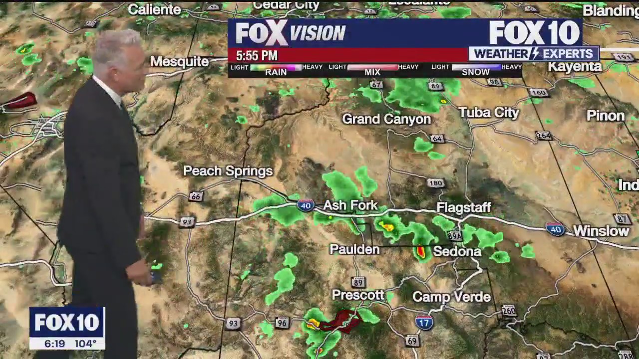 6PM Weather Forecast - 8/24/2023