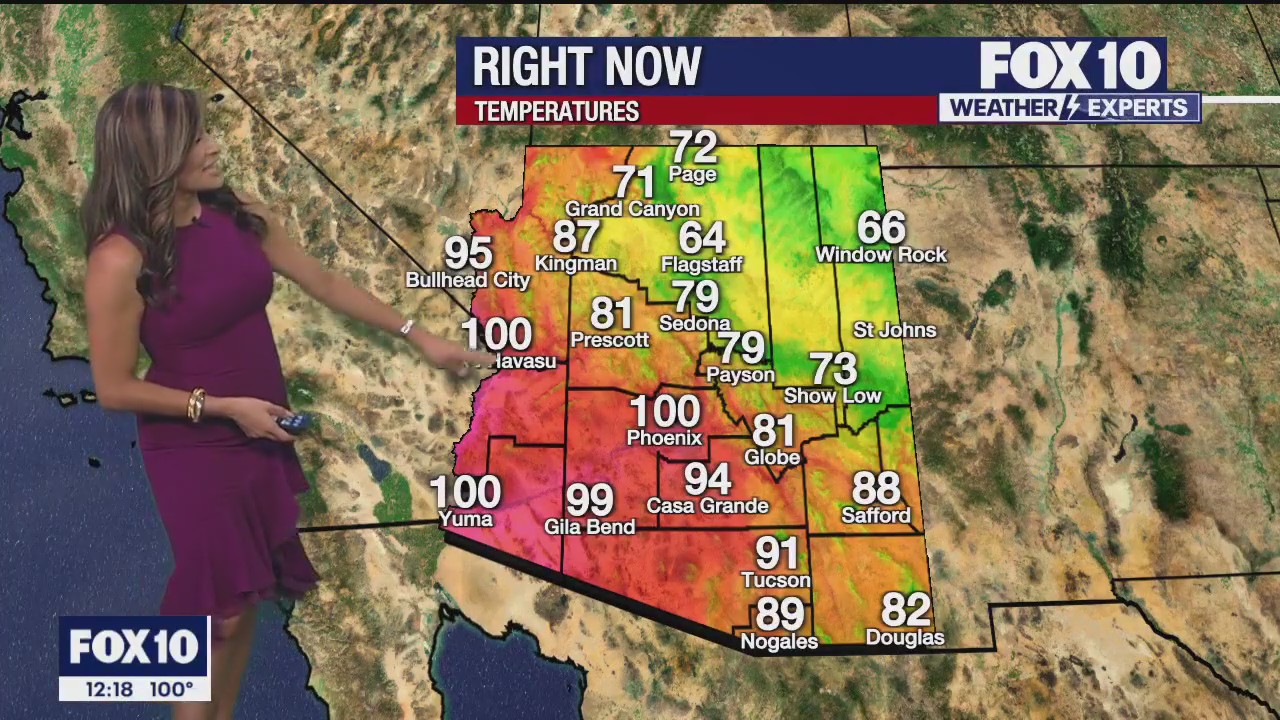 Noon Weather Forecast - 8/24/23