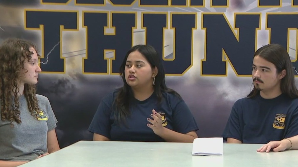 Phoenix students taking notes from GOP debate